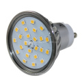 Novo Dimmable 400lm 2700k Ww 24 2835 SMD Lâmpada LED Spotlight bulbo GU10